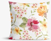 Goldea dekoratív párnahuzat - hibiszkusz virágok 45 x 45 cm