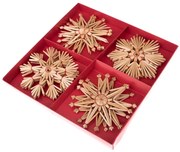 Szalma karácsonyfadísz készlet 12 db-os – Dakls