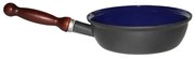 Sfinx Smalted pan with wooden handle BSE, 20 cm, 20 cm átmérőjű