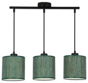 Sötétzöld függőlámpa textil búrával ø 15 cm Patti – Candellux Lighting