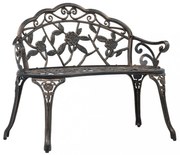 bronz öntött alumínium bisztró pad 100 cm