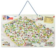 Woody Mágneses térkép Csehország 3v1