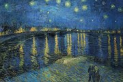 Plakát Starry Night over the Rhone, Vincent van Gogh