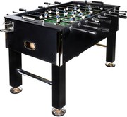 GamesPlanet® Csocsóasztal LEEDS Fekete 140 x 73 cm