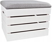 Puff Fa Láda Stílusos Láda Ülőke