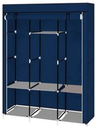 Mobil ruhásszekrény 130x45x170 cm-es méretben-kék