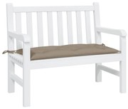 tópszínű oxford szövet kerti padpárna 100 x 50 x 7 cm