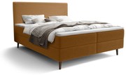 Egyszemélyes ágy 120 cm Napoli Bonell (karamell) (ágyráccsal, tárolóhellyel). Akció -16%. 1082432