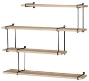 Modern Falipolc Tölgy Színben. Méret: 80 cm. P-065