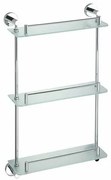 SAPHO XR608 X-Round E háromszoros üvegpolccsapdával 38 x 67,5 x 13 cm