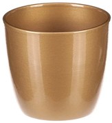 Kerámia virágtartó Terakota, átmérő 12 cm, arany