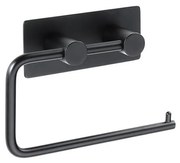 Papírtartó 14,5x10 cm, rozsdamentes acél/fekete