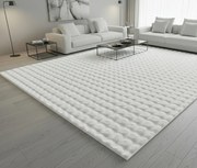 Cube fehér modern szőnyeg 200x290 cm