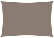 tópszínű téglalap alakú oxford-szövet napvitorla 2,5x4 m