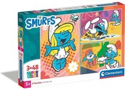 Gyermek puzzle - Smurfs - 3x48 db