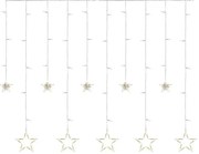 LED karácsonyi fényfüggöny 115xLED/1,35W 6,85x1,05 m meleg fehér