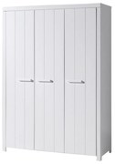 Erik fehér ruhásszekrény, szélesség 144 cm - Vipack