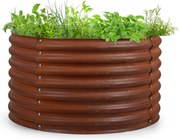 Blumfeldt Rust Grow, magaságyás, kerti ágyás, horganyzott acéllemez, rozsdás kivitel