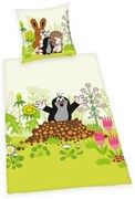 Herding Pamut ágynemű Krtek , 135 x 200 cm, 80 x 80 cm