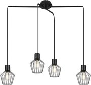 Beltéri függeszték e27 4x40w fekete belano