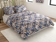 Mikroszálas ágynemű FLORVINA bézs Ágyneműhuzat mérete: 2 db 70 x 90 cm | 200 x 220 cm