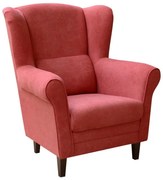 GALA füles fotel piros