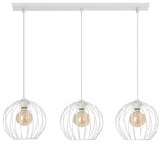 Csillár zsinóron MERCURE 3xE27/15W/230V fehér