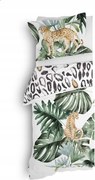 Heckett&amp;Lane Pamut ágyneműhuzat garnitúra Twill Zula leopárdmintás 140x200/220 2 el.