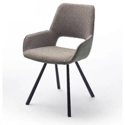 PARANA Forgatható Szürke Szövet étkezőszék