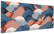 Kép - Japán hullámok (120x50 cm)