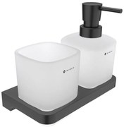 NIMCO MAC 2905831C-T-90-Fali szappanadagoló és fogkefe állvány MAYA 320 mm