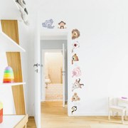 INSPIO Gyerekszoba falmatrica - ZOO az ajtó körül