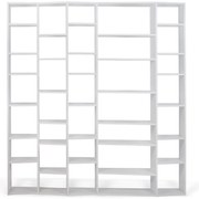 Fehér könyvespolc 216x224 cm Valsa – TemaHome