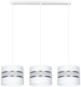 Csillár zsinóron CORAL 3xE27/60W/230V fehér