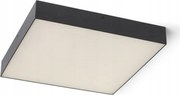 Led mennyezeti lámpa Rendl Larisa Sq 40 fekete 50W 3000K 400x400mm