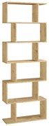 Könyvespolc TAYLOR ARTISAN 6 polc, 70x190 cm