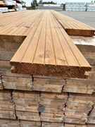 Teraszdeszka Thermo thermo fenyő bordázott terasz fa 26x140mm