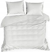 Pamut Ágyneműhuzat csíkos 220x200 Vera fehér Eurofirany szett