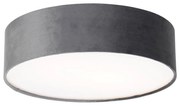 Modern mennyezeti lámpa szürke 40 cm arany belsővel - Drum