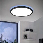 Eglo 31703 - LED RGBW fényerőszabályozható mennyezeti lámpatest ROVITO-Z LED/14,6W/230V fekete