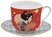 Porcelán nagy reggeliző csésze 400 ml Tokyo Coffee Mania