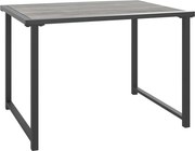 vidaXL antracitszürke acél kerti asztal 55x40x37 cm