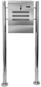 STILISTA Postaláda rozsdamentes acél 120 cm