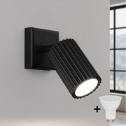 Brilagi - LED fali spotlámpa CRESTO 1xGU10/10W/230V fekete