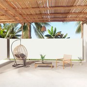 krémszínű behúzható oldalsó napellenző 180 x 1000 cm