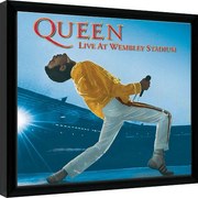 Keretezett poszter Queen - Live At Wembley