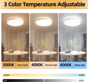 BRILAGI - Dimmelhető LED lámpa GLASS POOL DOUBLE LED/80W/230V 60 cm fehér + távirányító