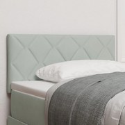 Fejtámla Gyémánt Blokkok Design Világosszürke 90 cm Pamut