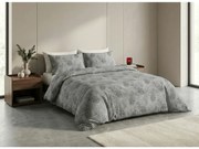 Krepp ágyneműhuzat FLOERIUM szürke Ágyneműhuzat mérete: 70 x 90 cm | 140 x 200 cm