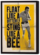 Vászonkép Muhammad Ali - Float Like a Butterfly